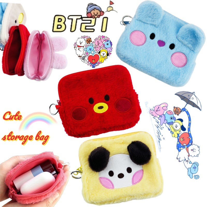 Anime Tote Bag - Tas kosmetik dua dimensi BT21 koya
