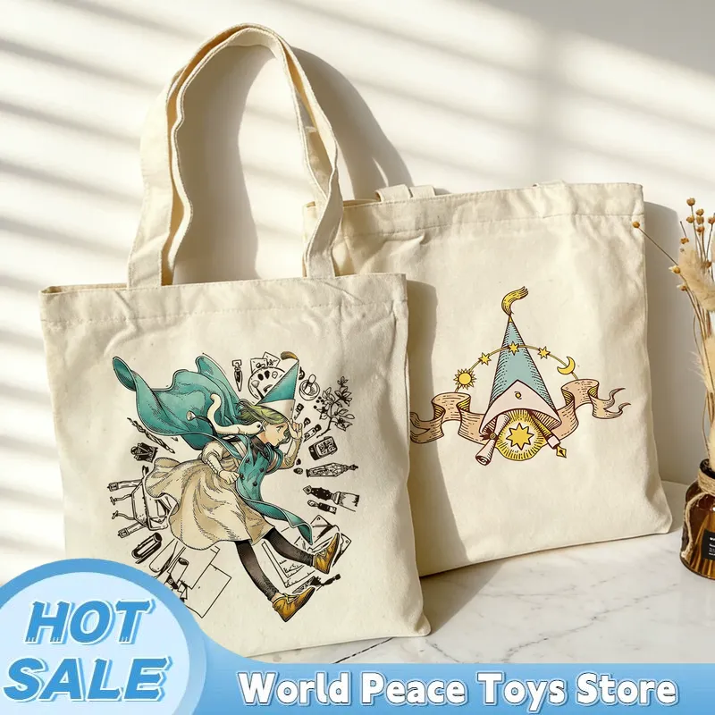 Anime Tote Bag - Tas Belanja Kanvas Atelier Topi Penyihir